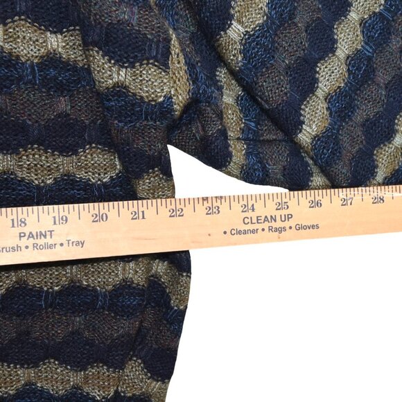 Vintage Grandpacore New Era Cardigan L Retro 90s Grunge Cobain Knit Made in USA - Picture 6 of 8